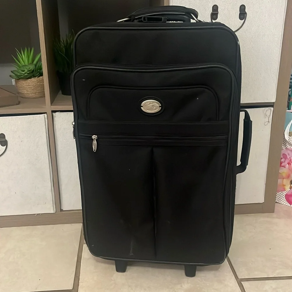 Black suitcase